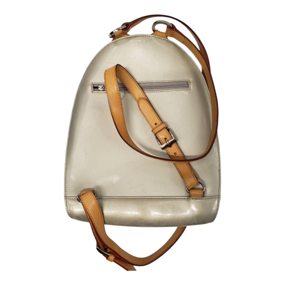 Carlo Rino Patent Leather Backpack - Picture 8 of 14